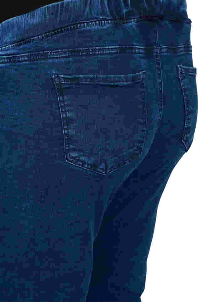 Maternity jeggings with back pockets, Dark blue, Packshot image number 3