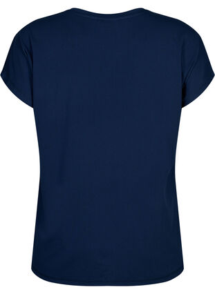 Training t-shirt with round neck, Black Iris ASS, Packshot image number 1