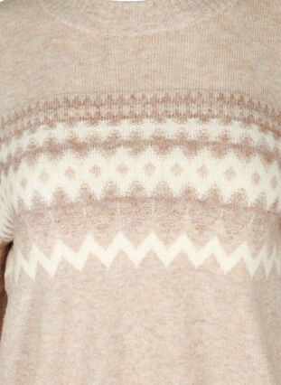 Knit sweater with pattern and wool, Pumice Stone Comb, Packshot image number 2