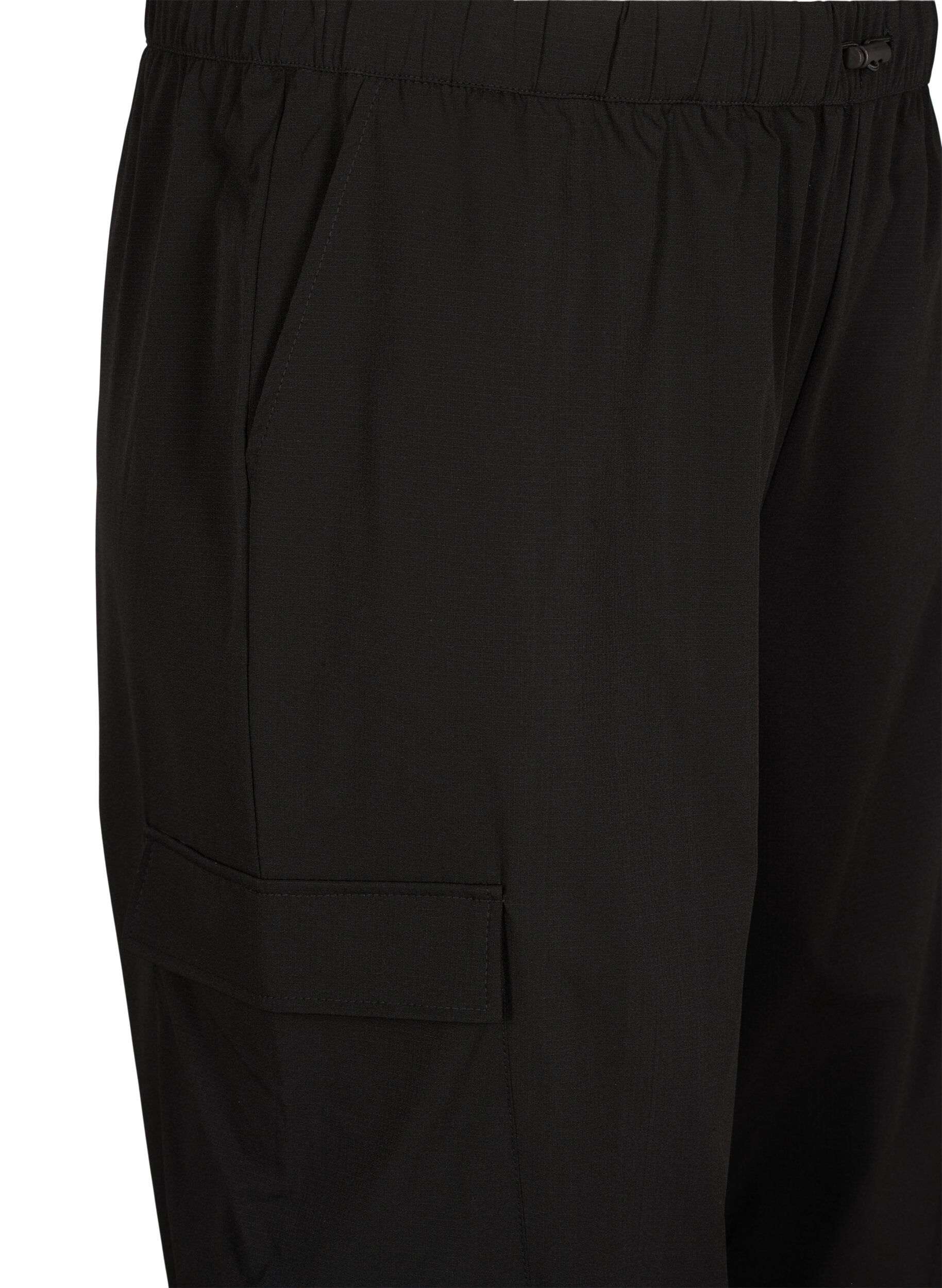 Zizzifashion Trackpants with cargo pockets, Black, Packshot image number 3