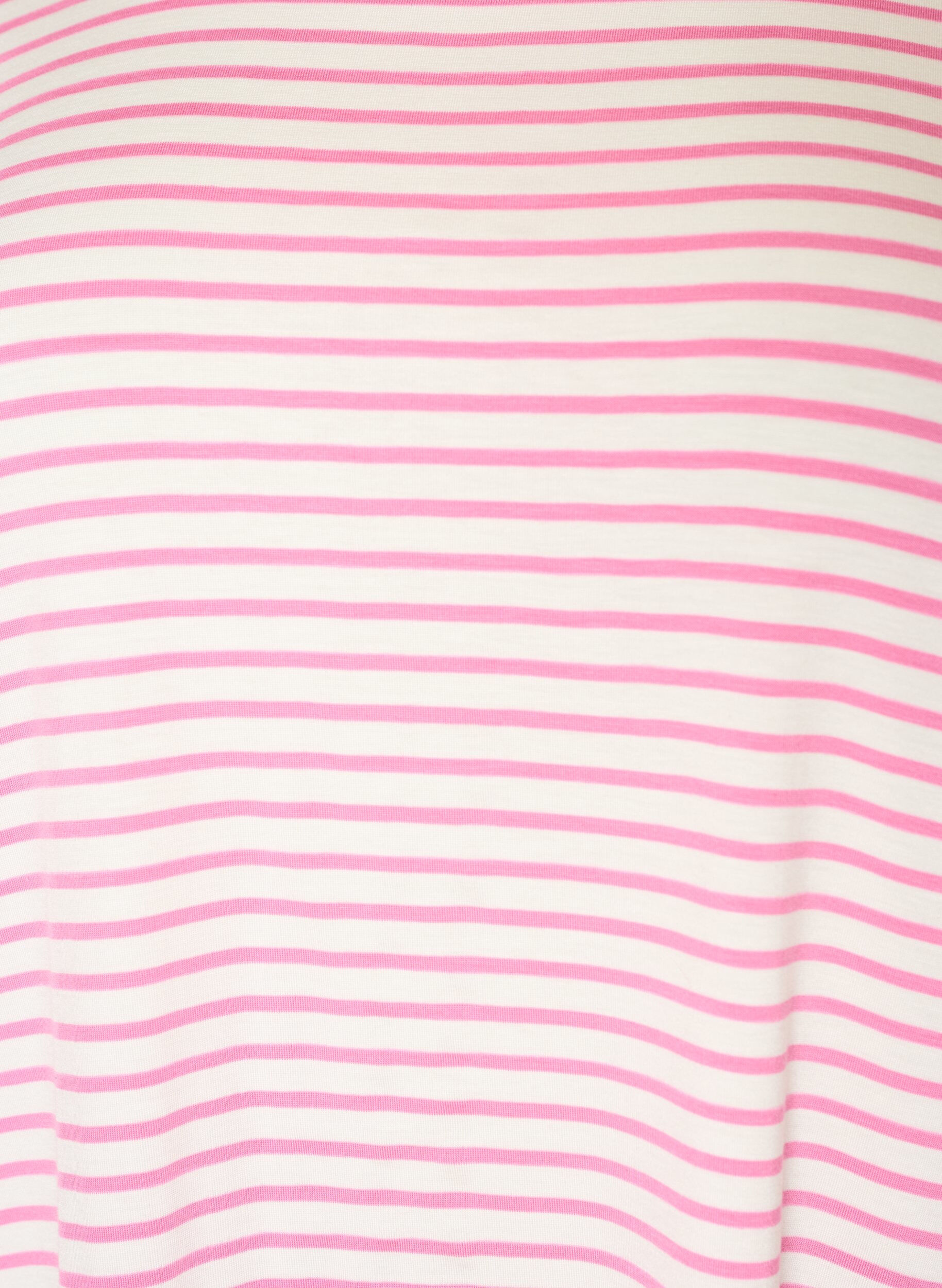 ZizzifashionT-shirt with TENCEL&trade; Lyocell and stripes, Pink, Packshot image number 2