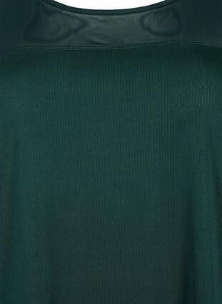 Short-sleeved training t-shirt with mesh, Scarab, Packshot image number 2