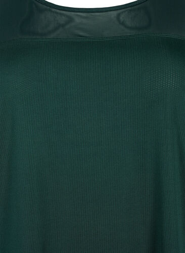 Short-sleeved training t-shirt with mesh, Scarab, Packshot image number 2