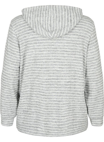 Loose hoodie with stripes, DGM Stripe, Packshot image number 1