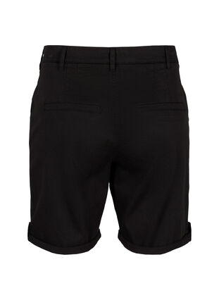 Chino shorts with pockets, Black, Packshot image number 1