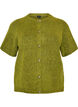 Knit cardigan with short sleeves, Green, Packshot image number 0