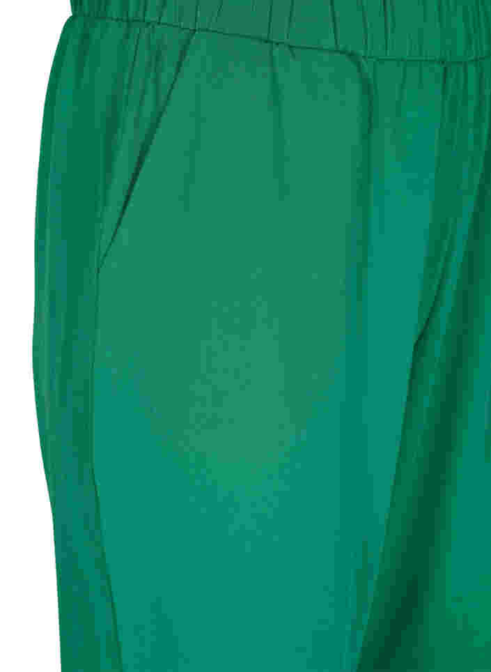 Flared trousers with pockets, Verdant Green, Packshot image number 2