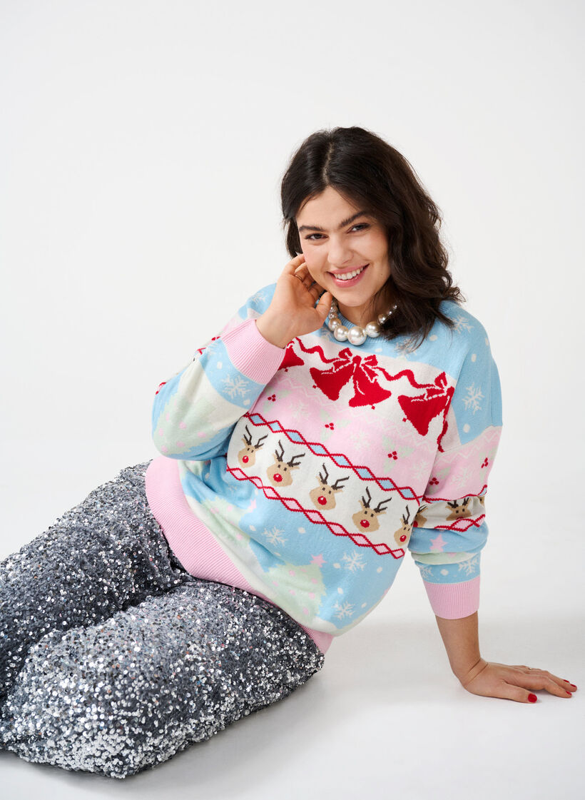 Christmas jumper, Cerulean Comb, Image image number 0