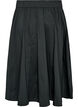 Wide A-line midi skirt, Black, Packshot image number 1