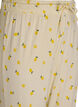 Pyjama trousers in soft jersey with high waist and fruit print, Yellow, Packshot image number 2