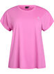 Solid-coloured workout T-shirt, Pink, Packshot image number 0