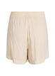 Loose pyjama shorts in viscose with a high waist, Beige, Packshot image number 1