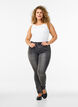 Super slim Amy jeans with high waist, Dark Grey Denim, Model image number 0