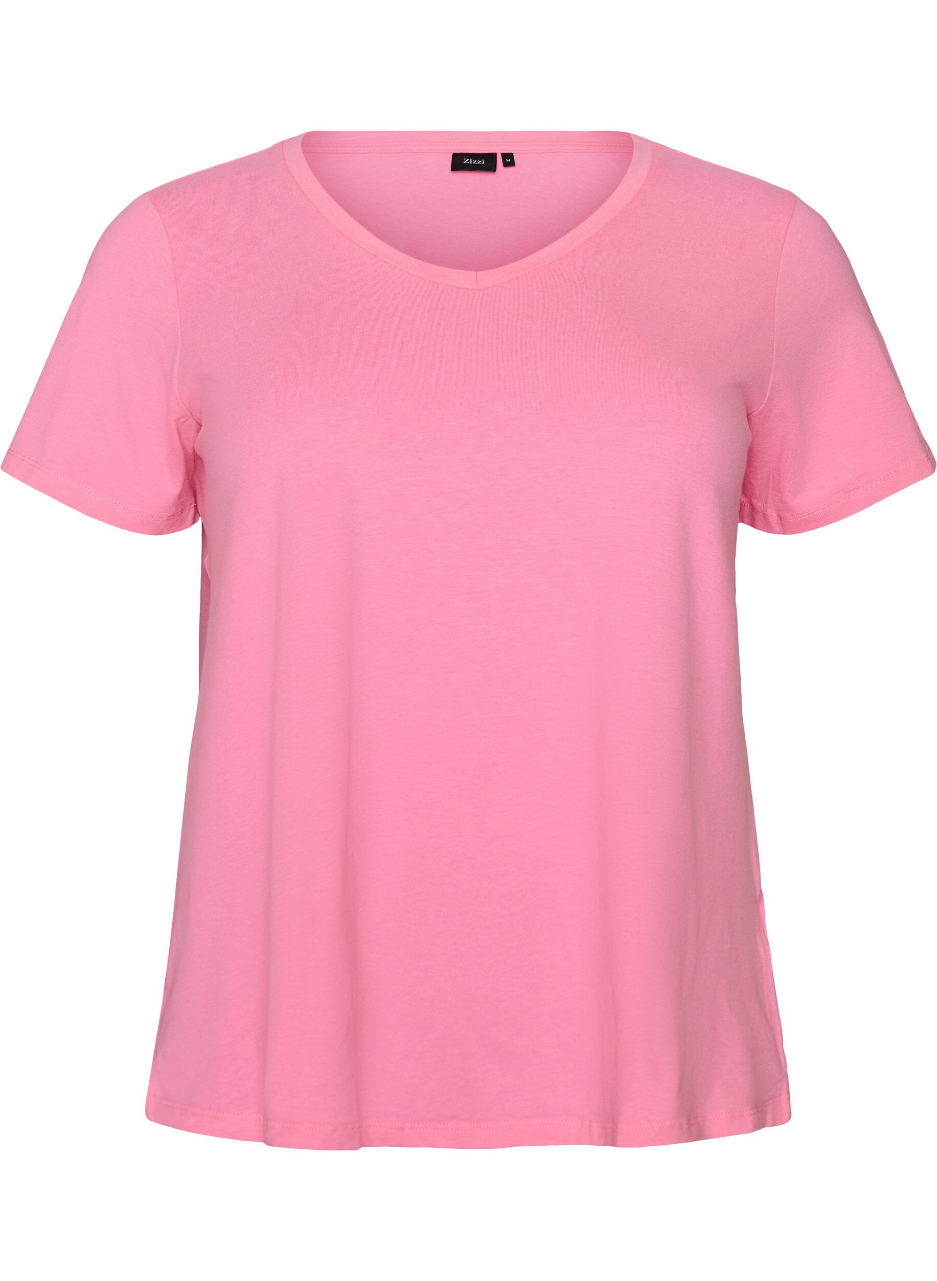 Basic plain cotton t-shirt