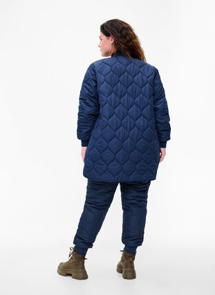 Quilted thermal trousers, Navy Blazer, Model image number 1