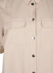 Striped tunic with buttons and chest pockets, Beige, Packshot image number 2