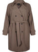 Trench coat with belt and slit, Chocolate Chip, Packshot image number 0