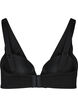 Slightly textured underwire bra, Black, Packshot image number 1