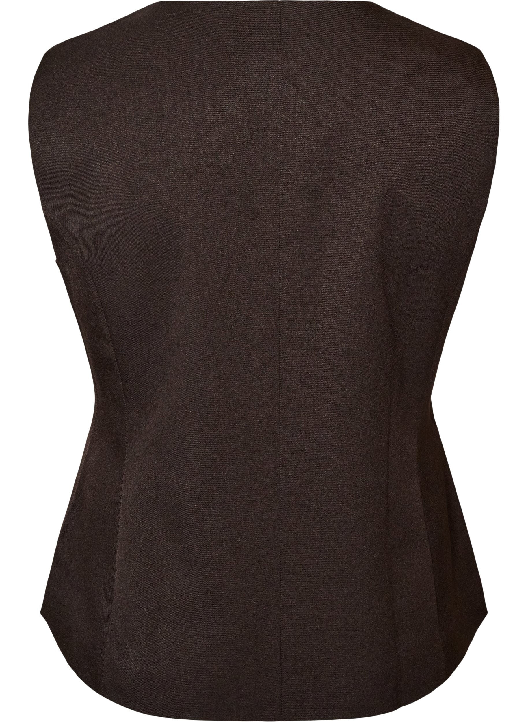 ZizzifashionWaistcoat with button closure, Brown, Packshot image number 1