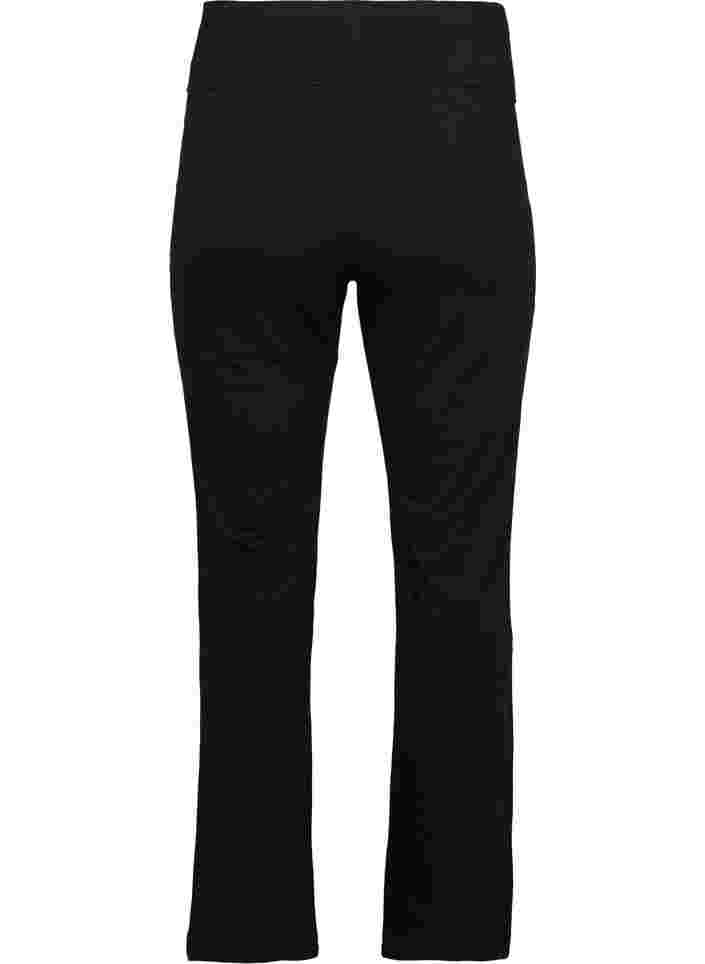 Sports trousers with a drawstring ankle, Black, Packshot image number 1