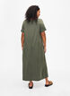 Viscose midi dress with short sleeves, Thyme, Model image number 1