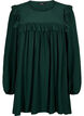 Viscose tunic with ruffles, Scarab, Packshot image number 0