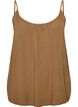 Strap top in viscose, Brown, Packshot image number 0