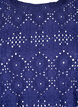 Long-sleeved blouse with an openwork pattern, Purple, Packshot image number 2