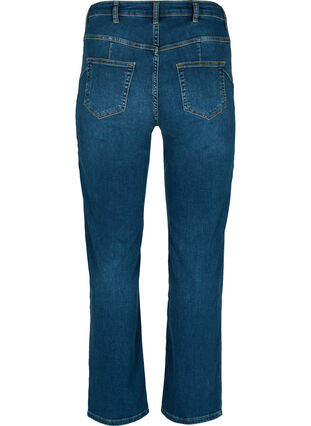 High waist Gemma jeans with push up, Blue denim, Packshot image number 1