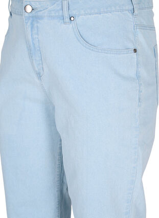 Straight, ankle length jeans, Light blue denim, Packshot image number 2
