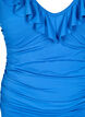 Swimsuit with ruffles and removable inserts, Blue, Packshot image number 2