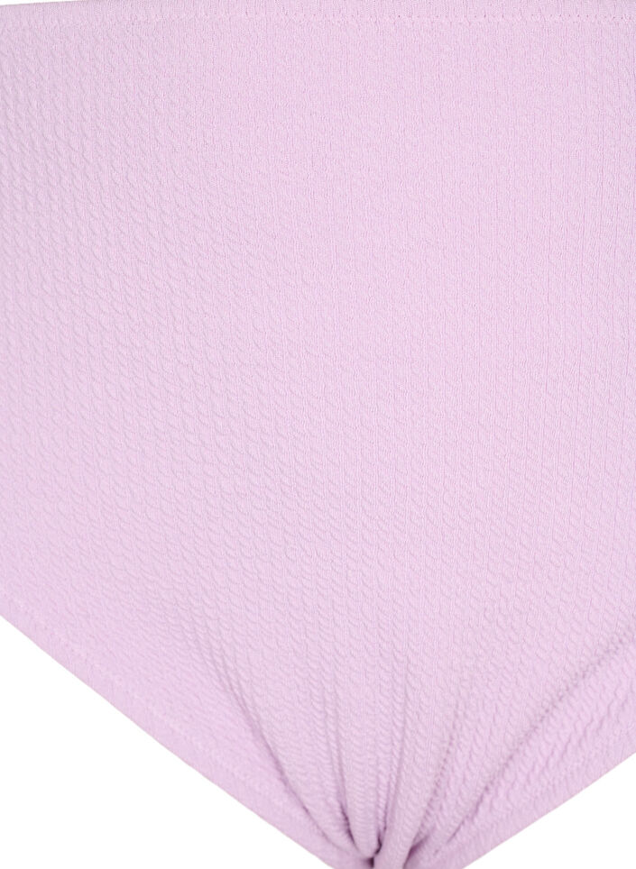 Bikini briefs with crepe structure, Purple, Packshot image number 2