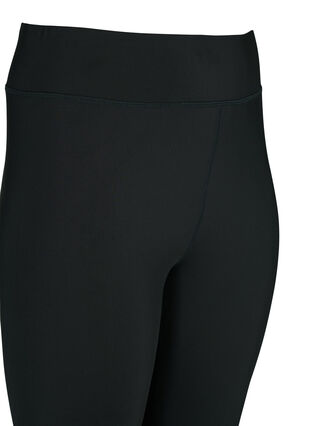 Training tights with reflective print, Black w. Reflex, Packshot image number 2