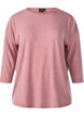 Jersey blouse with 3/4 sleeves, Red, Packshot image number 0