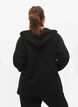 Hooded Sweatshirt, Black, Model image number 1
