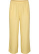Loose trousers with elasticated waistband and pockets, Yellow, Packshot image number 0