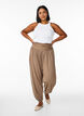 Loose-fitting harem trousers, Brown, Model image number 0