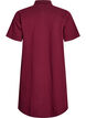 Short A-line polo dress, Dark Bordeaux, Packshot image number 1