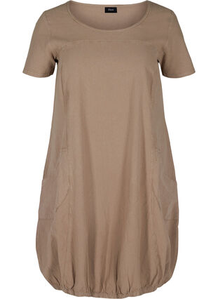 Short sleeve cotton dress, Fungi, Packshot image number 0