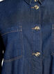 Loose denim shirt with chest pockets, Blue, Packshot image number 2