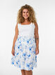 Short skirt with smocked waist, Blue, Model image number 0