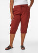 Cotton Capri trousers, Red, Model image number 2