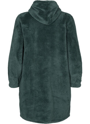 Teddy dress with hood, Balsam Green, Packshot image number 1