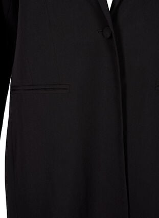 Classic long blazer, Black, Packshot image number 2