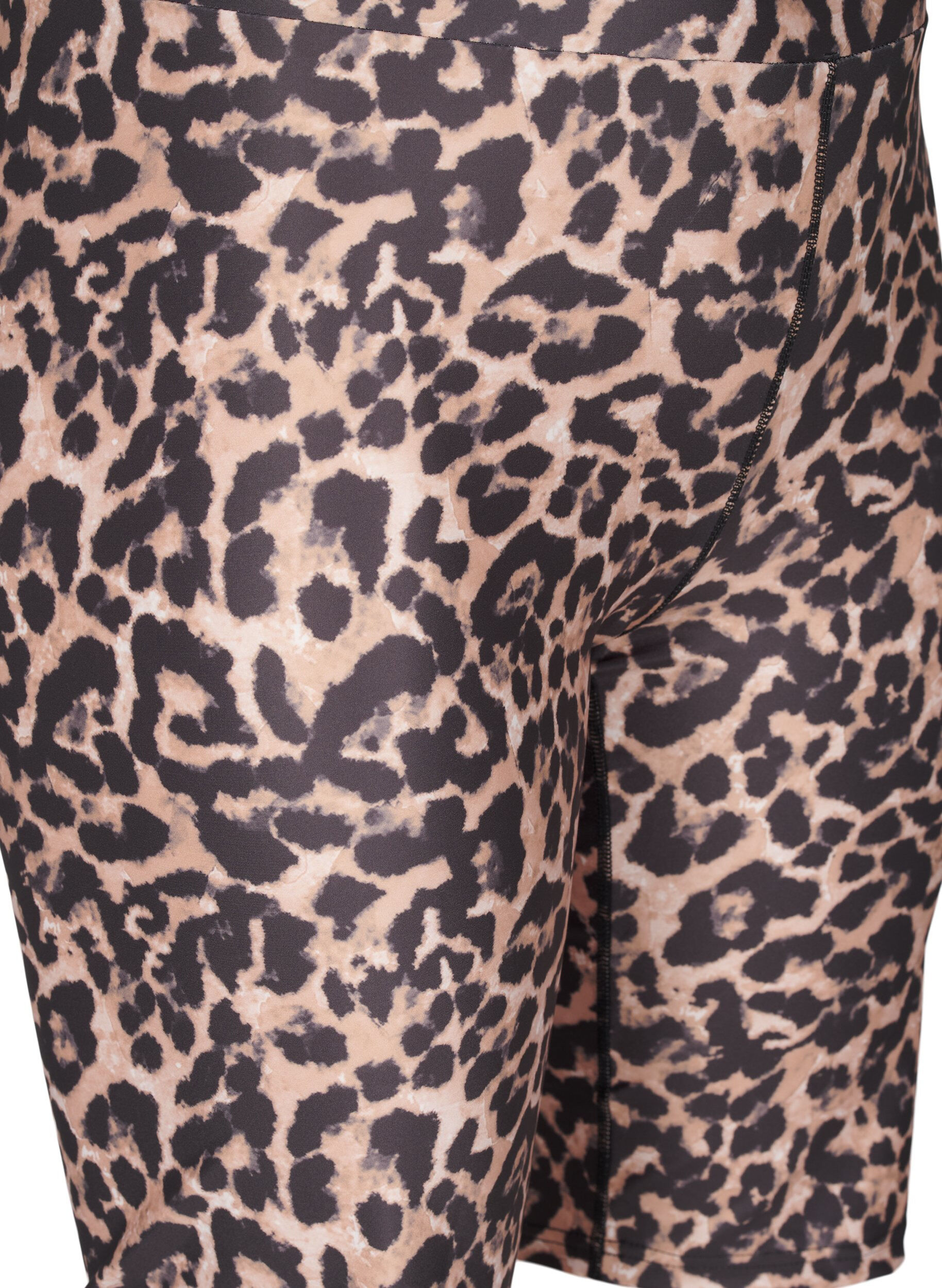 Zizzifashion Fitted shorts with side pockets, Brown, Packshot image number 2