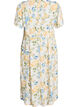 Viscose midi dress with a floral print, Blue, Packshot image number 1