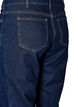 Cropped straight fit jeans with a regular waist, Blue, Packshot image number 3