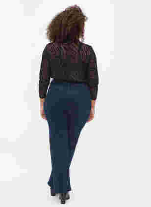 Regular fit Gemma jeans with high waist, Dark blue, Model