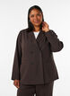 Double-breasted blazer with a loose fit, Brown, Model image number 0