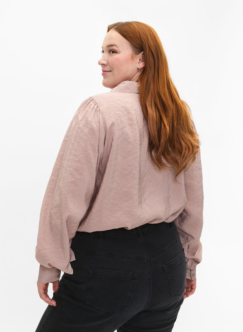 Long-sleeved shirt in TENCEL™ Modal, Goat, Model image number 1
